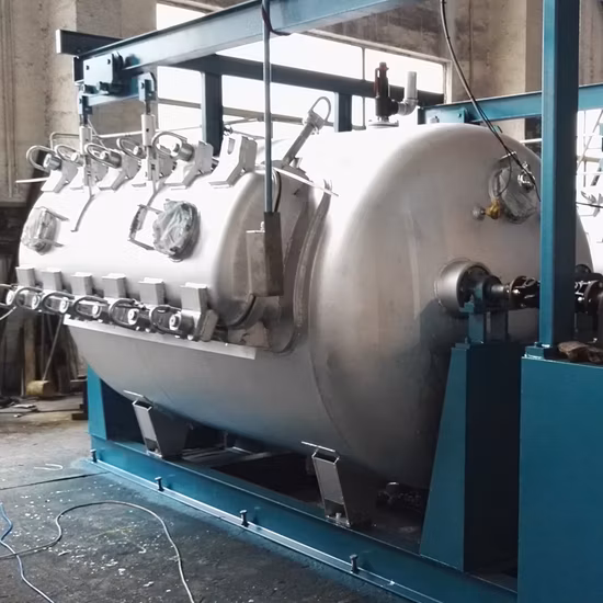 Máquina de teñir industrial Jigger de tejido de poliéster para prendas de vestir