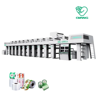 Impresora plástica del fotograbado estable del huecograbado aprobada CE del sistema servo con buen servicio Onl